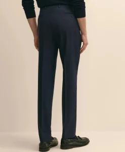 Brooks Brothers Explorer Collection Slim-Fit Wool Overcheck Suit Pants