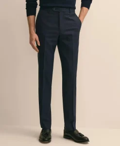 Brooks Brothers Explorer Collection Slim-Fit Wool Overcheck Suit Pants