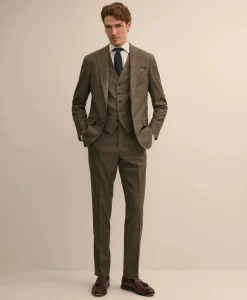 Brooks Brothers Explorer Collection Classic-Fit Overcheck Glen-Plaid Wool Vest