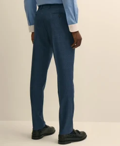 Brooks Brothers Explorer Collection Slim Fit Wool Overcheck Suit Pants