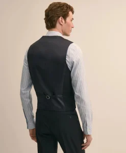 Brooks Brothers Explorer Collection Slim Fit Wool Single-Pleat Suit Pants