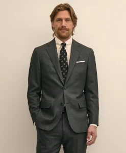 Brooks Brothers Explorer Collection Slim-Fit Wool Birdseye Suit Jacket