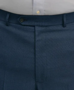 Brooks Brothers Explorer Collection Big & Tall Stretch Wool Blend Birdseye Suit Pants