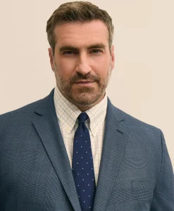Brooks Brothers Explorer Collection Big & Tall Wool Overcheck Suit Jacket