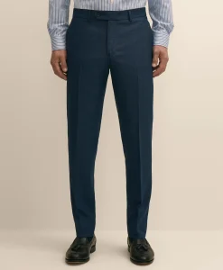 Brooks Brothers Explorer Collection Slim-Fit Wool Birdseye Suit Pants