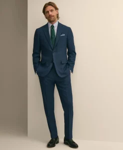 Brooks Brothers Explorer Collection Slim-Fit Wool Birdseye Suit Pants