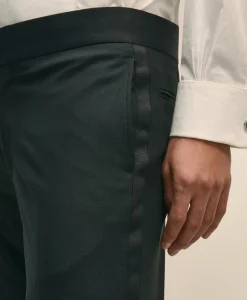 Brooks Brothers Explorer Collection Slim Fit Wool Tuxedo Pants
