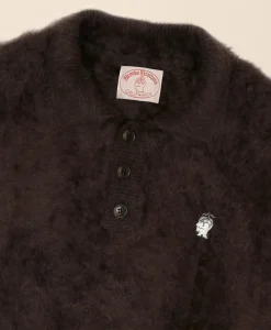 Brooks Brothers x Brain Dead Brushed Cashmere Embroidered Emblem Polo Sweater
