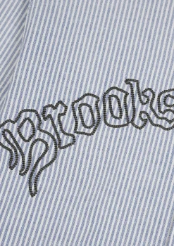 Brooks Brothers x Brain Dead Cotton Embroidered Oxford Button-Down Collar, Striped Sport Shirt