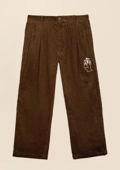Brooks Brothers x Brain Dead Cotton Corduroy Embroidered Emblem Suit Pants