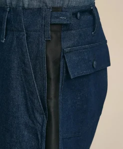 Brooks Brothers X Engineered Garments Cotton Denim Fatigue Dress Pants