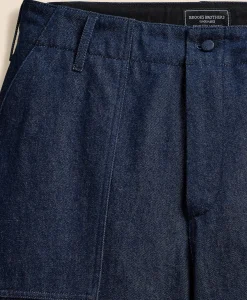 Brooks Brothers X Engineered Garments Cotton Denim Fatigue Dress Pants