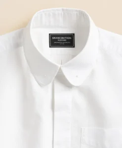 Brooks Brothers X Engineered Garments Cotton Oxford Round Pinhole Collar Oversized Dress Shirt