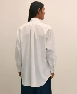 Brooks Brothers X Engineered Garments Cotton Oxford Round Pinhole Collar Oversized Dress Shirt