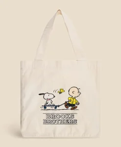 Brooks Brothers x PEANUTS Cotton Tote Bag