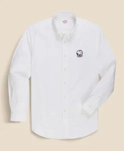 Brooks Brothers x PEANUTS Traditional Fit Oxford Button-Down Collar Sport Shirt