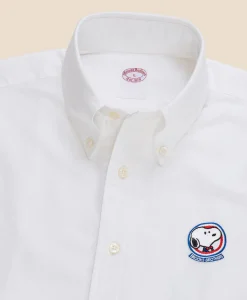 Brooks Brothers x PEANUTS Traditional Fit Oxford Button-Down Collar Sport Shirt