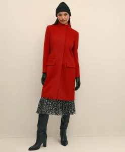 Brushed Wool Coat