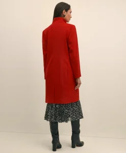 Brushed Wool Coat