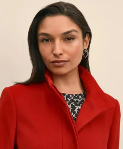 Brushed Wool Coat