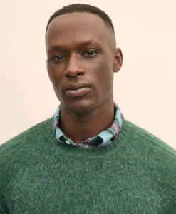 Brushed Wool Crewneck Sweater