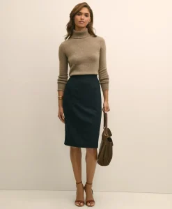 Cashmere Pencil Skirt