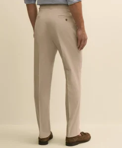 Classic Fit Cotton Blend Side-Tab Dress Pants