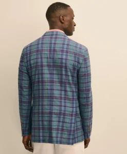 Classic Fit Cotton Madras Sport Coat