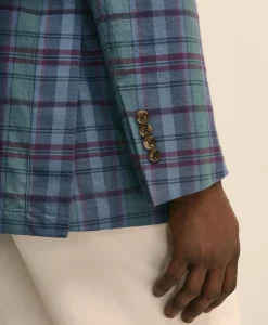 Classic Fit Cotton Madras Sport Coat