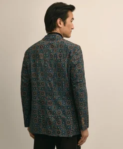 Classic Fit Cotton Medallion Mosaic Sport Coat