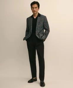 Classic Fit Cotton Medallion Mosaic Sport Coat