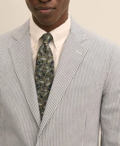 Classic Fit Cotton Seersucker 1818 Suit