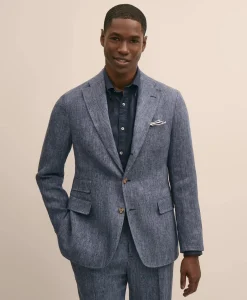 Classic Fit Linen Twill Suit Jacket