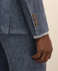 Classic Fit Linen Twill Suit Jacket