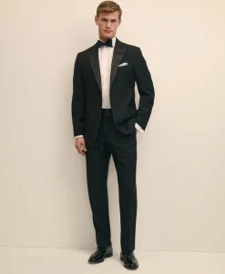 Classic Fit Merino Wool Twill 1818 Tuxedo Pants