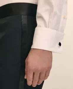 Classic Fit Merino Wool Twill 1818 Tuxedo Pants