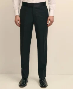 Classic Fit Merino Wool Twill 1818 Tuxedo Pants