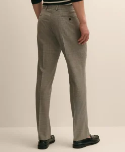 Classic Fit Wool Blend Plain Front 1818 Trousers