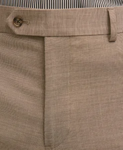 Classic Fit Wool Blend Plain Front 1818 Trousers