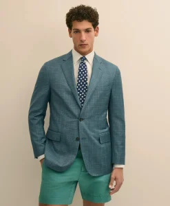 Classic Fit Wool Check Sport Coat