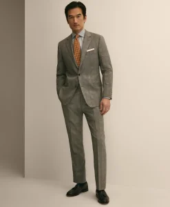 Classic Fit Wool Check 1818 Suit