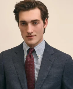Classic Fit Wool Check 1818 Suit