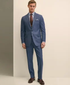 Classic Fit Wool Check 1818 Suit