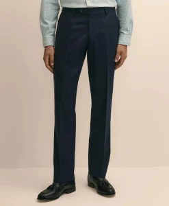 Classic Fit Wool Flannel Dress Pants