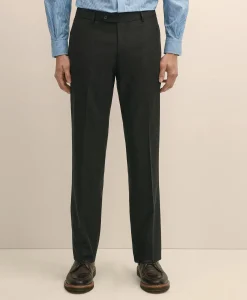 Classic Fit Wool Flannel Dress Pants
