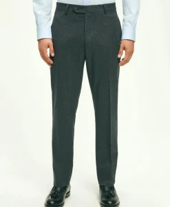 Classic Fit Wool Flannel Dress Pants