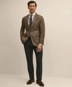 Classic Fit Wool Glen-Plaid Sport Coat