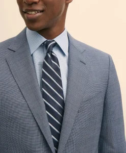 Classic Fit Wool Mini-Houndstooth 1818 Suit