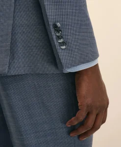 Classic Fit Wool Mini-Houndstooth 1818 Suit