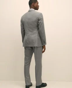Classic Fit Wool Mini Houndstooth 1818 Suit